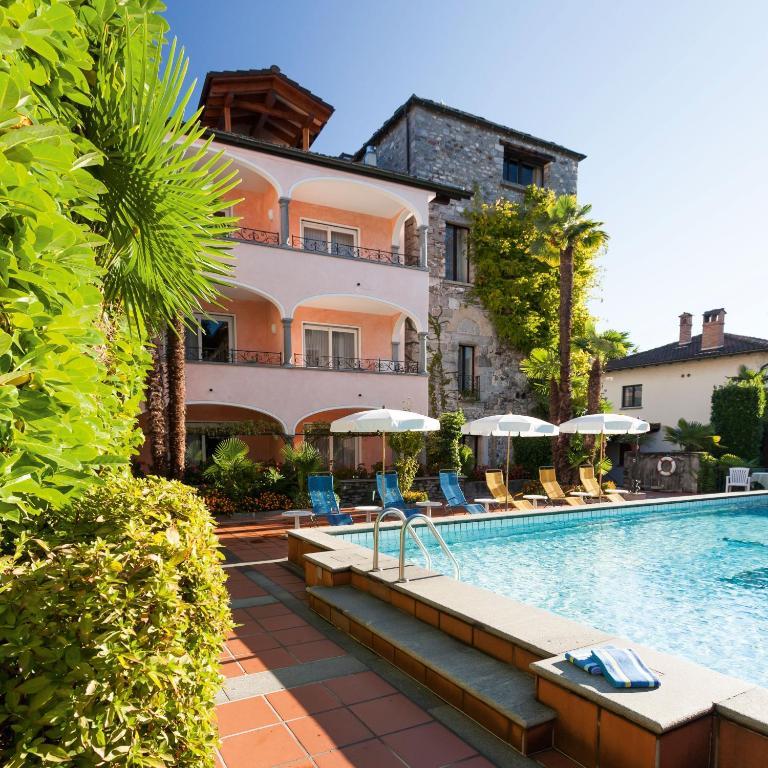 Romantik Hotel Castello Seeschloss Ascona Exteriör bild